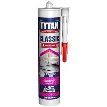 Монтажний клей Titan Classic, 310мл безколірний 000005759 фото