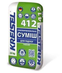 Kreisel 412 суміш для підлоги від 2-40мм самовирівнююча 3-15 25кг (42) 000001043 фото
