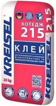 Kreisel 215 Клейова і армуюча суміш для систем утеплення фасадів 25кг (42) 000000210 фото