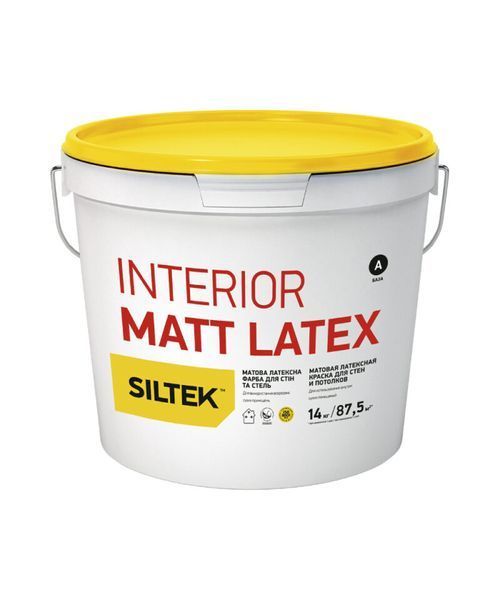 SILTEK INTERIOR MATLATEX Інт-на фарба, база А 7кг 000009045 фото