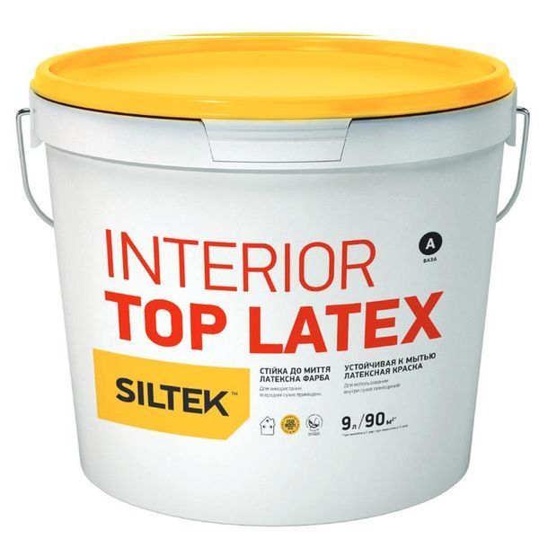 SILTEK INTERIOR TOP LATEX Інт-на фарба, база А 1.4кг 000009042 фото
