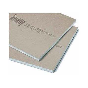 Кнауф Гіпсокартон ГКП 9,5*2000*1200 (стельовий) 1/68 000000152 фото